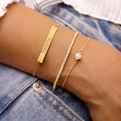 Bracciale in oro con diamanti