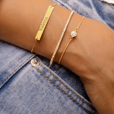 Gold-Diamant-Armband