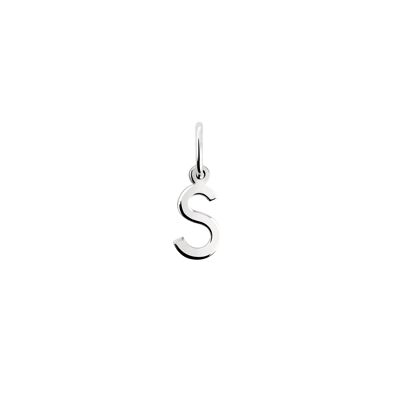 Silver Letter Charm