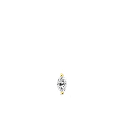 Gold Marquise Drop Earring