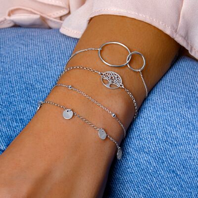 Sister Silver Bracelet