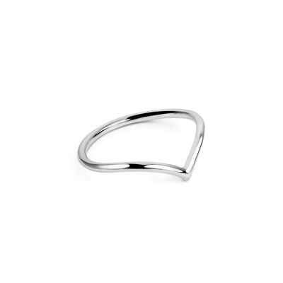 Peak Ring Silver