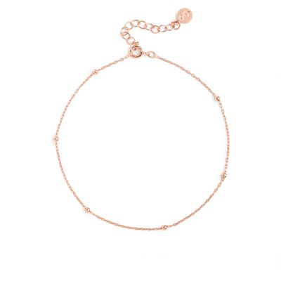 Rose Gold Dots Anklet