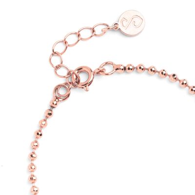 Armband aus Kieselsteinen in Roségold