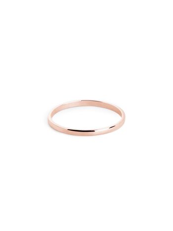 Bague en or rose 1