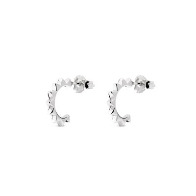 Silver Punk Earrings