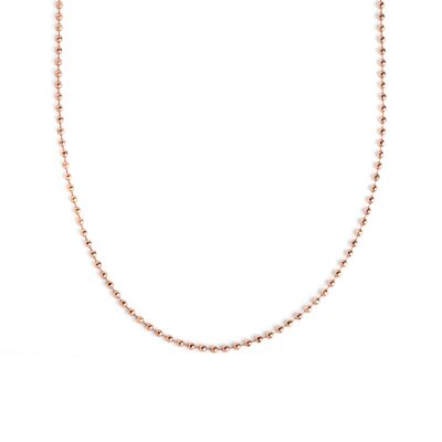 Collier Galets Or Rose