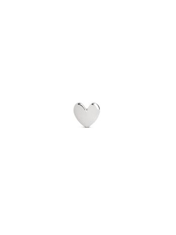 Boucles d'oreilles argentées Mini Heart Drop 1