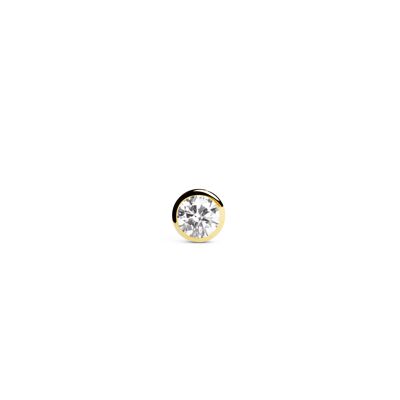 Mini Spark 3mm Gold Drop Earring