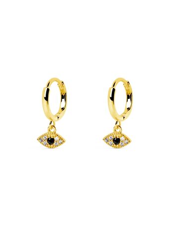 Boucles d'Oreilles Oeil d'Horus Or 1