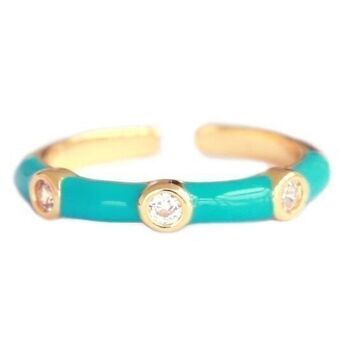 Bague Monaco turquoise 2