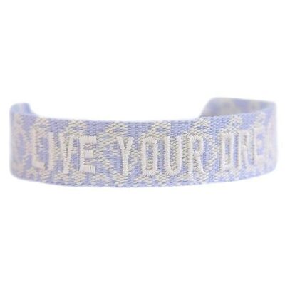 Woven bracelet live your dream