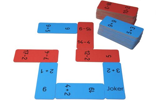 Domino Addition und Subtraktion im 20er Zahlenraum | Plus Minus Mathe lernen
