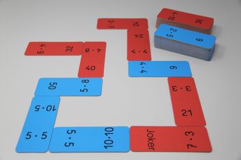 Multiplication Domino dans la plage de 100 nombres | Tables de multiplication 1x1 apprendre les maths Wissner 2