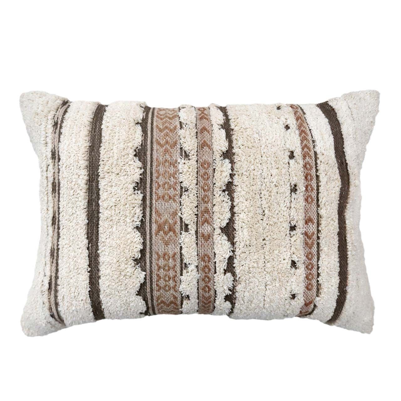 Coussin Belén écru 40x60 cm