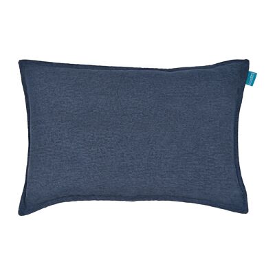 Coussin Velours côtelé bleu 40x60 cm