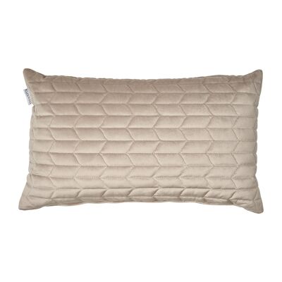 Coussin velours motif champagne 30x50 cm