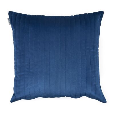 Cushion Velvet stripe indigo blue 50x50 cm