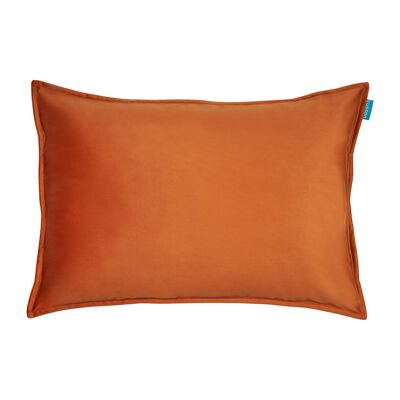 Coussin Velours orange 40x60 cm