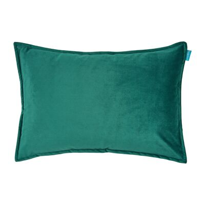 Coussin Velours vert foncé 40x60 cm