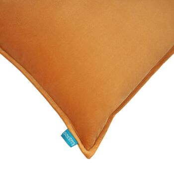 Coussin Velours Ocre jaune 40x60 cm 2