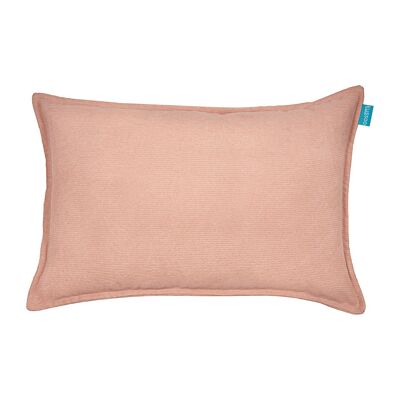 Cuscino Velluto a coste rosa 40x60 cm