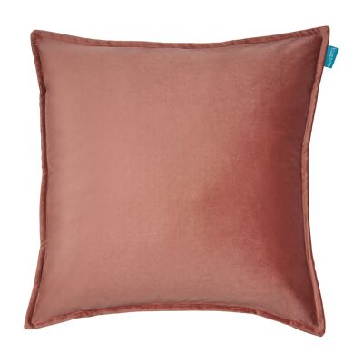 Kussen Fluweel Uni Roze 50x50 cm