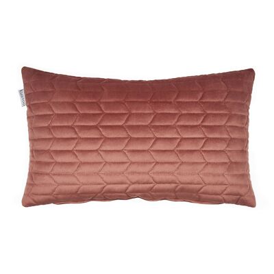 Cushion Velvet Pattern Pink 30x50 cm