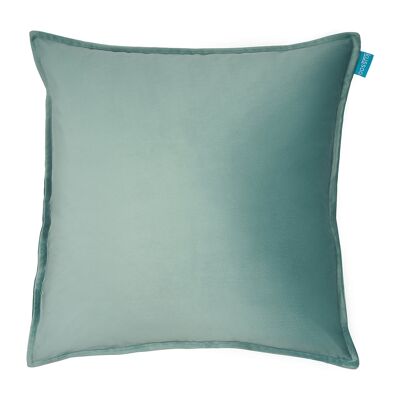 Coussin Velours Uni Menthe 50x50 cm