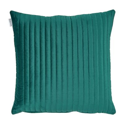 Cushion Velvet Stripe Dark Green 50x50 cm