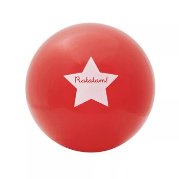 Ballon uni rouge 15 cm 2