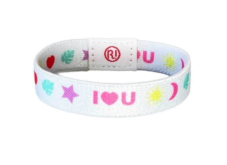 BRACCIALE ELASTICO MULTICO I LOVE YOU