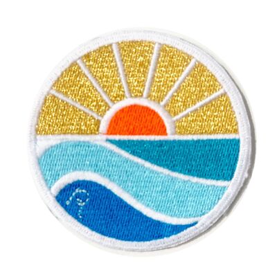 RISING SUN PATCH TO HEAT-ON OR STICK-ON