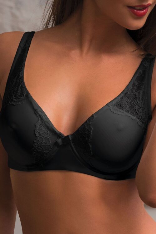 Nymphe- soutien-gorge noir