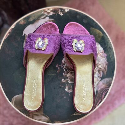 Molly flat sandals - Purple