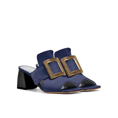ASMAU ARDO Custom Made Rich luxe sandals - Navy blue