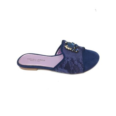 Molly flat sandals - Sapphire Blue