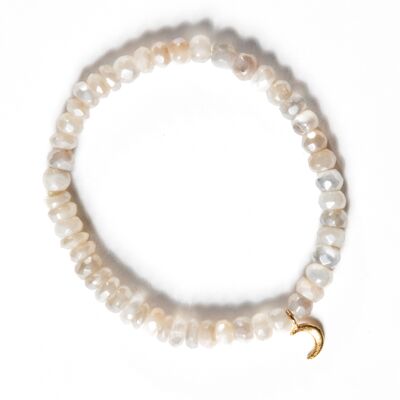 Mondstein-Armband - Perle