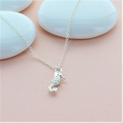 Collier Petit Hippocampe Argent