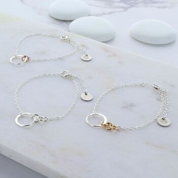 Bracelet Maman Et Nous - Six Maillons Gold filled 2