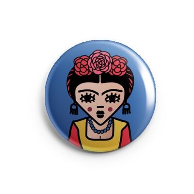 BADGE "Frida" / by the illustrator ©️Stéphanie Gerlier