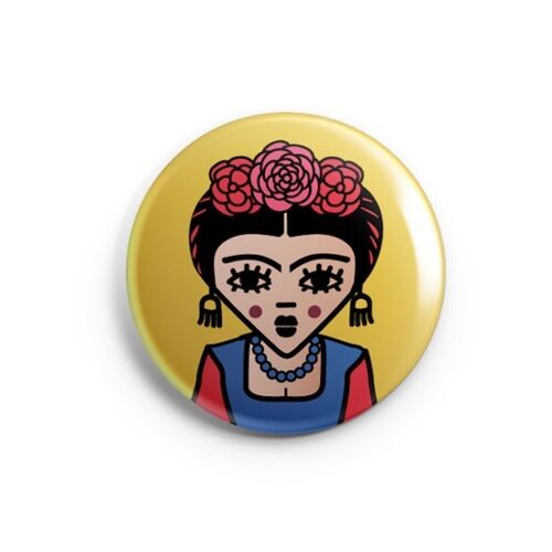 BADGE "Frida" / par l'illustratrice ©️Stéphanie Gerlier