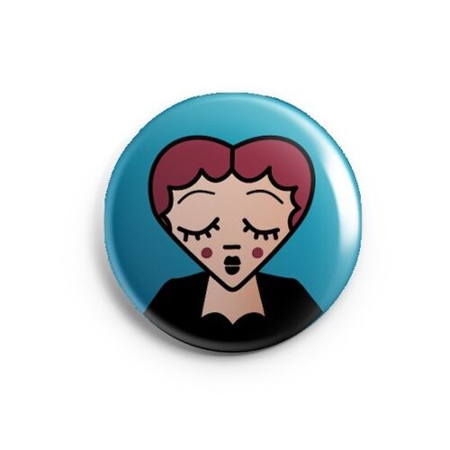 BADGE "Edith" / par l'illustratrice ©️Stéphanie Gerlier