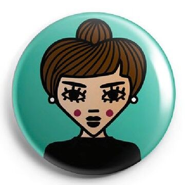 BADGE - Audrey Hepburn - Création Originale