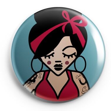 BADGE - Amy Winehouse - Création Originale