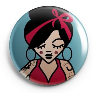 BADGE "Amy" / par l'illustratrice ©️Stéphanie Gerlier