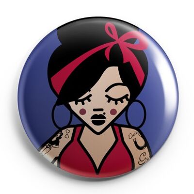 BADGE "Amy" / par l'illustratrice ©️Stéphanie Gerlier