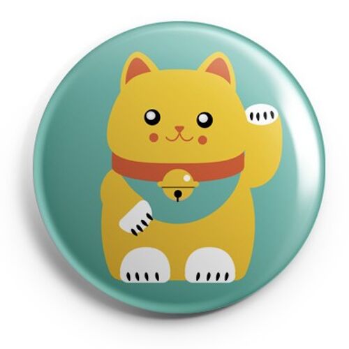 BADGE "Maneki Neko" / par l'illustratrice ©️Stéphanie Gerlier