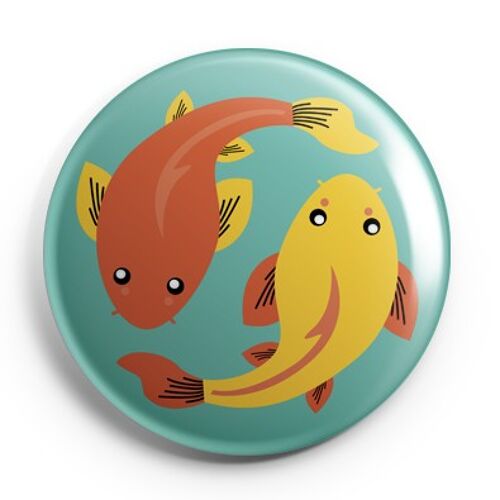 BADGE "Koi" / par l'illustratrice ©️Stéphanie Gerlier