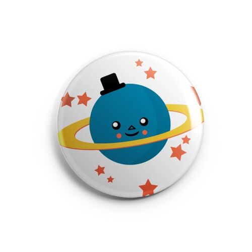 BADGE "Mrs Planet" / par l'illustratrice ©️Stéphanie Gerlier